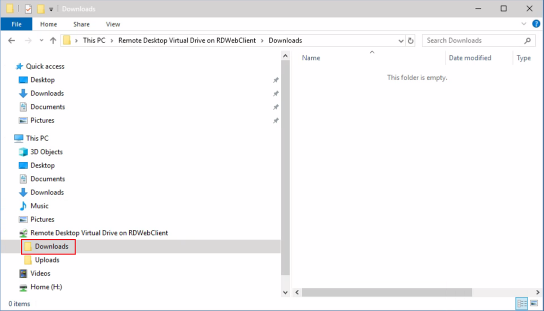 Remote Desktop Virtual Drive on RDWebClient.png
